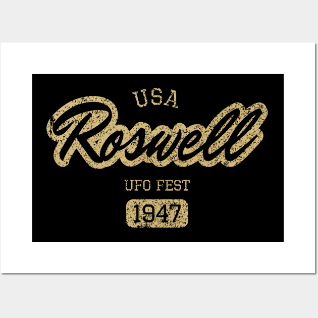 Roswell UFO Fest 1947 Wall Art by AR DESIGN